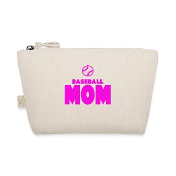 Baseball - Baseball Mom - Bio-Täschchen - Natur - Vorne
