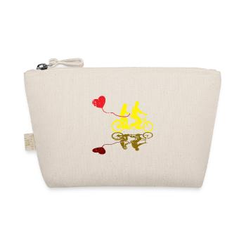 Cadeau de mariage cadeau vélo Tandem - Trousse biologique - nature - Devant