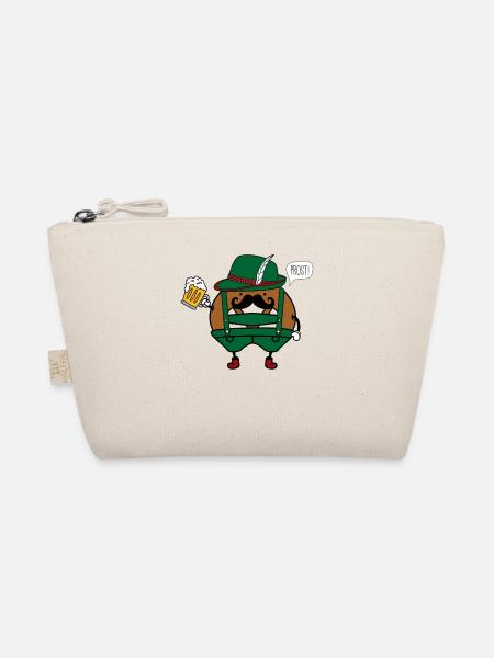 potato in costume Prost - Organic Pouch - nature - Front