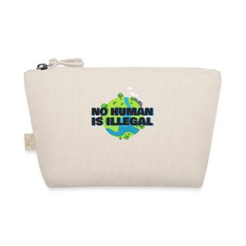 No Human Is illegal - Anti Racism Women | Men - Bio-Täschchen - Natur - Vorne