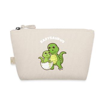 Babysaurus - Funny Family Matching Gift - Organic Pouch - nature - Front