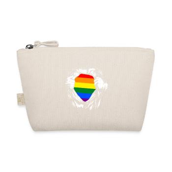 Supergay Gay Pride LGBT LGBTQ Q Queer Gift - Organic Pouch - nature - Front