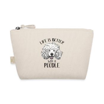 Chiens Grudge - La vie est meilleure avec un caniche - Trousse biologique - nature - Devant