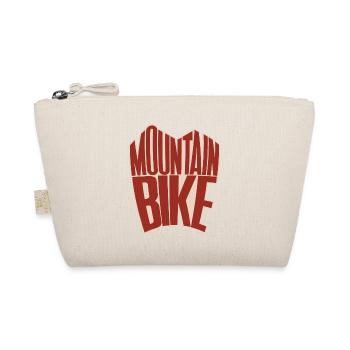 Mountain bike bike trail terrain downhill - Organic Pouch - nature - Front
