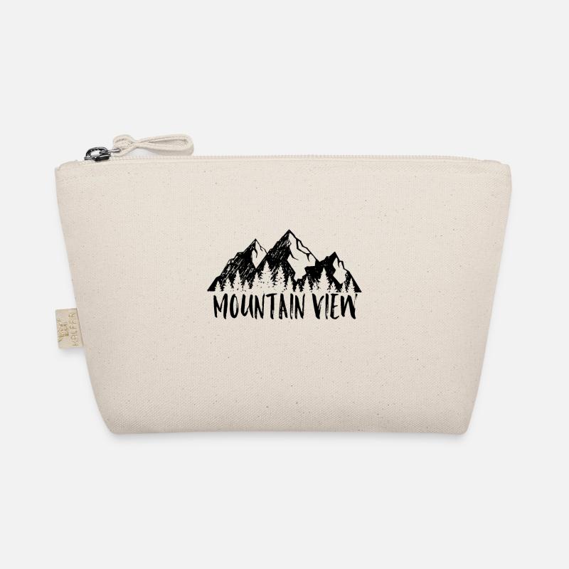 Mountain View - Design für Berg Liebhaber - Bio-Täschchen - Natur