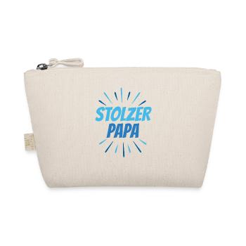 Stolzer PAPA sei stolz auf deine Kinder - Bio-Täschchen - Natur - Vorne