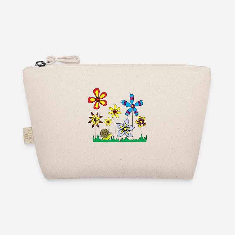 Escargot, sur, fleur, pré Trousse biologique