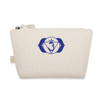Chakra Sacred Symbol Yoga Meditation Gift Brow - Organic Pouch - nature - Front