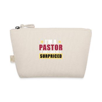 I'm A Pastor Dont Look So Surpriced - Bio-Täschchen - Natur - Vorne