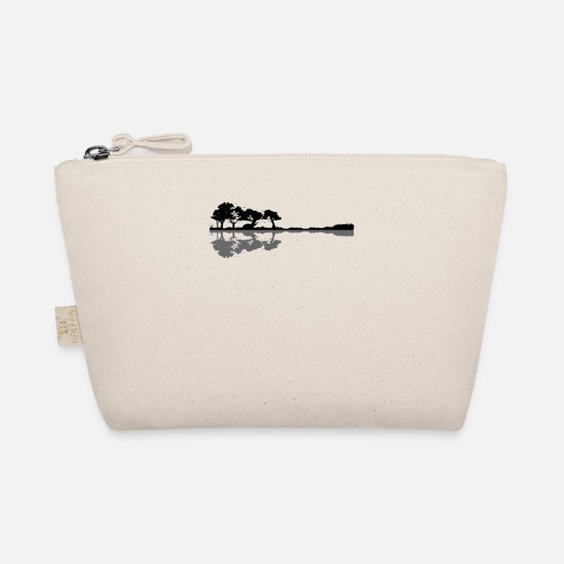 Guitar Lake Shadow Elephant Moonlight Gift Idea Organic Pouch