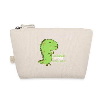 Licensed to carry small Arms - Funny Gift - Organic Pouch - nature - Front
