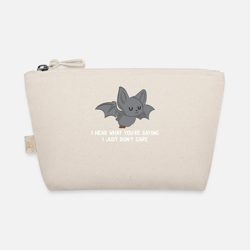 Fledermaus - Fledermaus T-Shirt - Sarkasmus - Bio-Täschchen - Natur