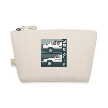 Pure Speed Retro Car - Organic Pouch - nature - Front