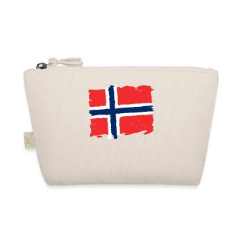 Norge flagg- Norwegen Flagge - Bio-Täschchen - Natur - Vorne