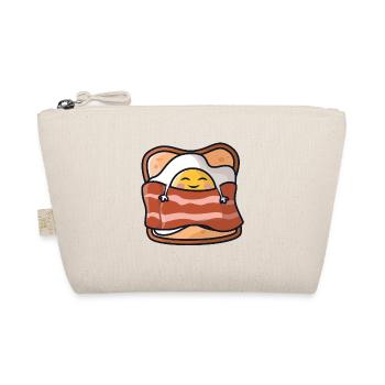 Sleeping breakfast/fried egg, toast and bacon - Organic Pouch - nature - Front