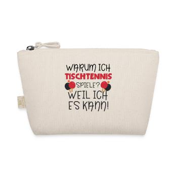 Tischtennis - Bio-Täschchen - Natur - Vorne
