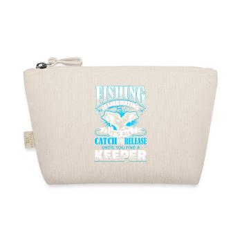 Dating angler fisherman fishing fish gift - Organic Pouch - nature - Front