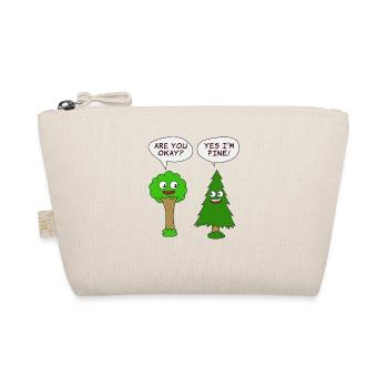 Beautiful Nature Tree Tshirt Design Are You Okay? - Organic Pouch - nature - Front