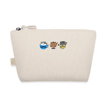 coffee, cats & books | Coffee, cats & books - Organic Pouch - nature - Front