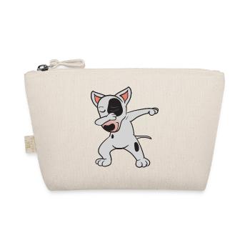 Dabbing Dab Bull Terrier Bull Terrier Dog Dancing - Organic Pouch - nature - Front