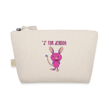 T-shirt Jerboa mignon, intelligent et drôle J pour - Trousse biologique - nature - Devant