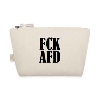 Fuck Afd Anti Rassismus Gegen Rechts - Bio-Täschchen - Natur - Vorne