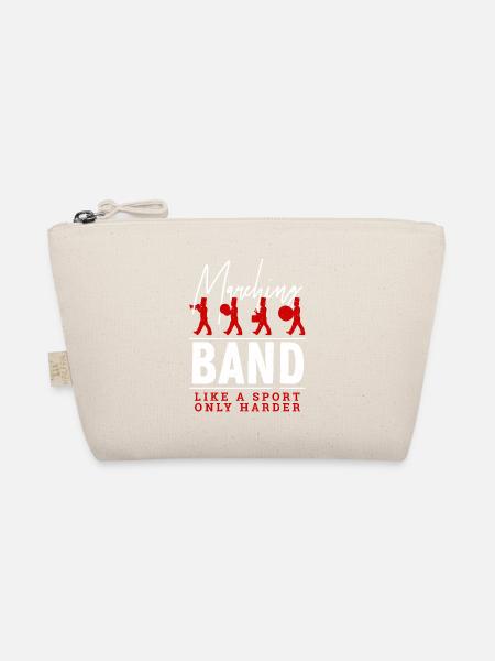 Marching Band Sport Saison T-Shirt wie ein Sport - Bio-Täschchen - Natur