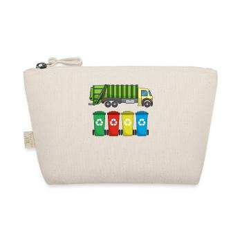 Garbage Truck For Garbage Disposal Recycling I Gift Idea - Organic Pouch - nature - Front