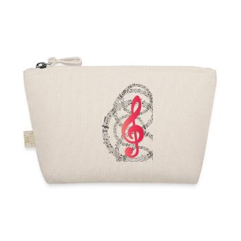 Music clef - Organic Pouch - nature - Front