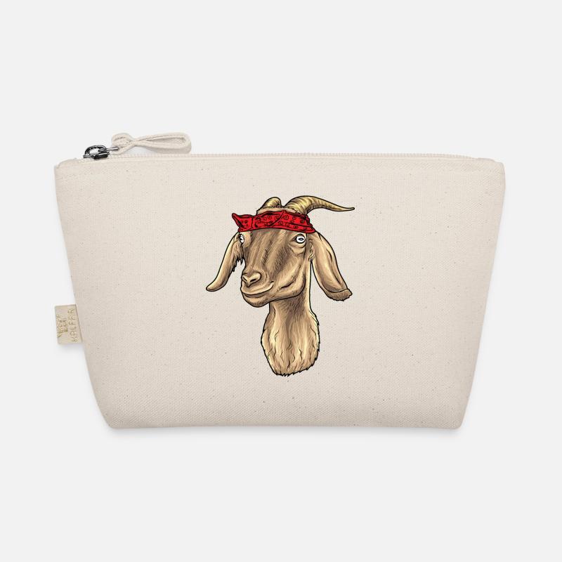 Goat with Bandana Organic Pouch