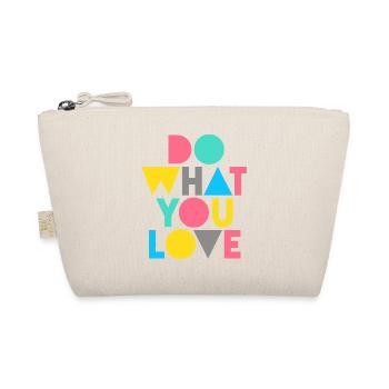 Do What You Love Grafik - Bio-Täschchen - Natur - Vorne
