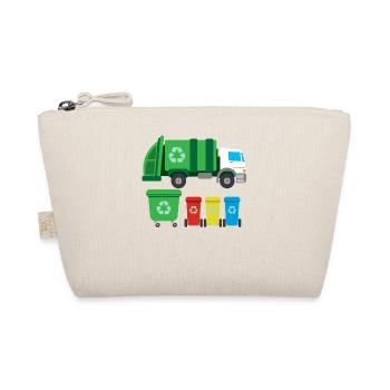 Garbage Truck For Garbage Disposal Recycling I Gift Idea - Organic Pouch - nature - Front