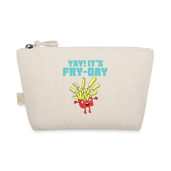 Awesome Trend Design Fryday Tshirt Yay It's Fry - Organic Pouch - nature - Front