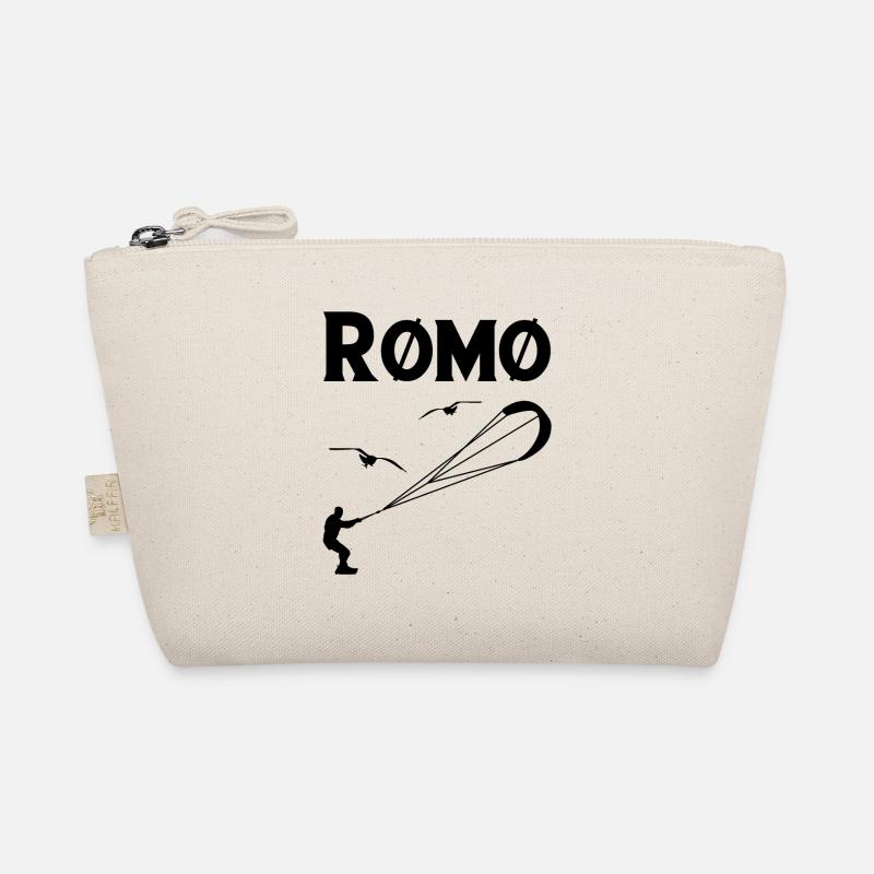 Dänemark Strand Meer Römö Romo Röm Urlaub Geschenk - Bio-Täschchen - Natur