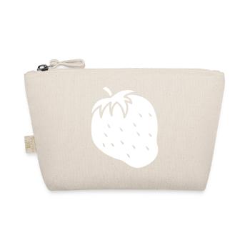 STRAWBERRY single colour - Organic Pouch - nature - Front