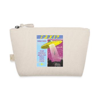 Alien taxi? Funny hijacker from space - Organic Pouch - nature - Front
