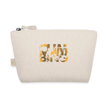 Climbing mountaineering sport gift passion - Organic Pouch - nature - Front