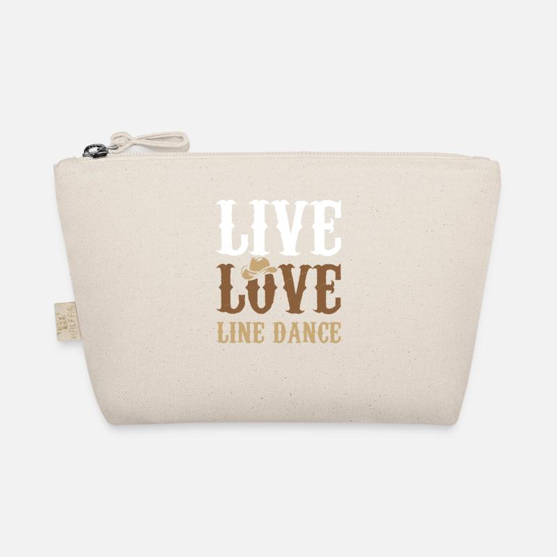 Live Love Line Dance Gift Idea Organic Pouch