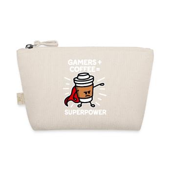 Gamers + café = superpuissance - super héros - héros - Trousse biologique - nature - Devant