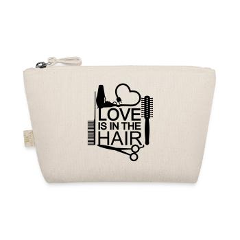 Love is in the hair (1c) - Bio-Täschchen - Natur - Vorne
