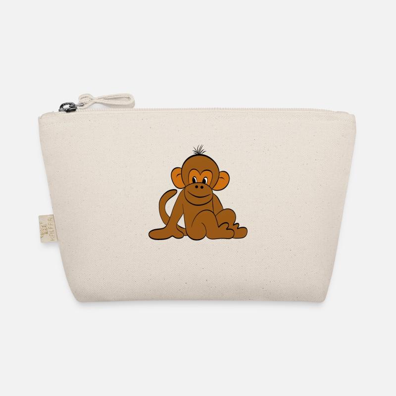 Cute monkey Organic Pouch