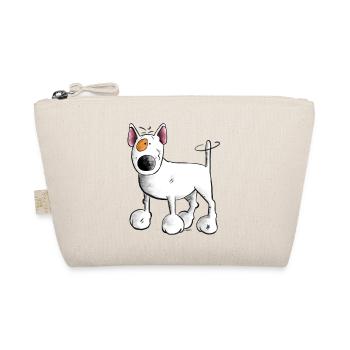 Bullterrier- Bull Terrier - Hund - Bio-Täschchen - Natur - Vorne