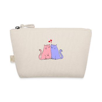 cats - Organic Pouch - nature - Front