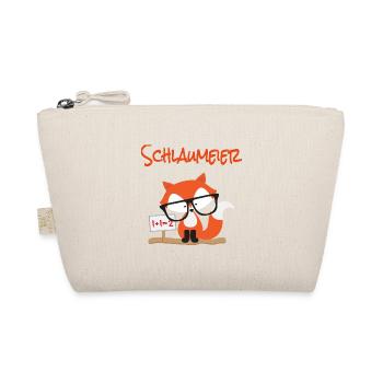 Children's motif: Schlaumeier Fuchs - Organic Pouch - nature - Front