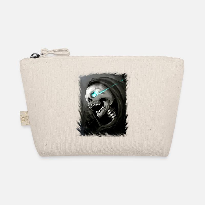 Totenkopf Halloween Tot Grim Reaper Sensenmann Bio-Täschchen