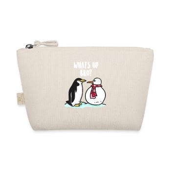 Penguin North Pole South Pole Gift - Organic Pouch - nature - Front