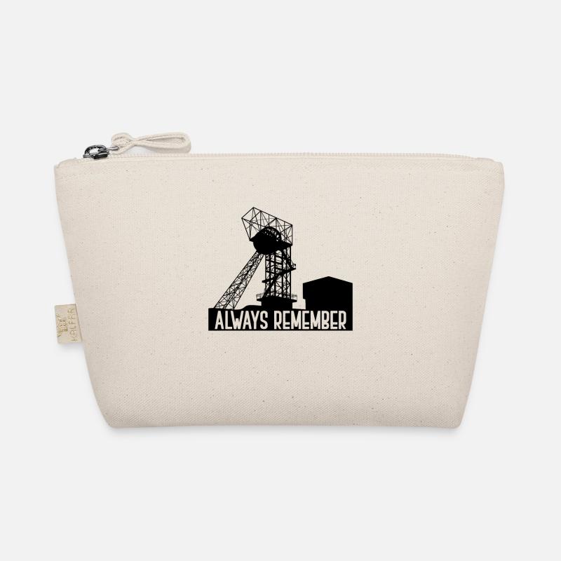 Always Remember - Mining - Pütt - Colliery Organic Pouch