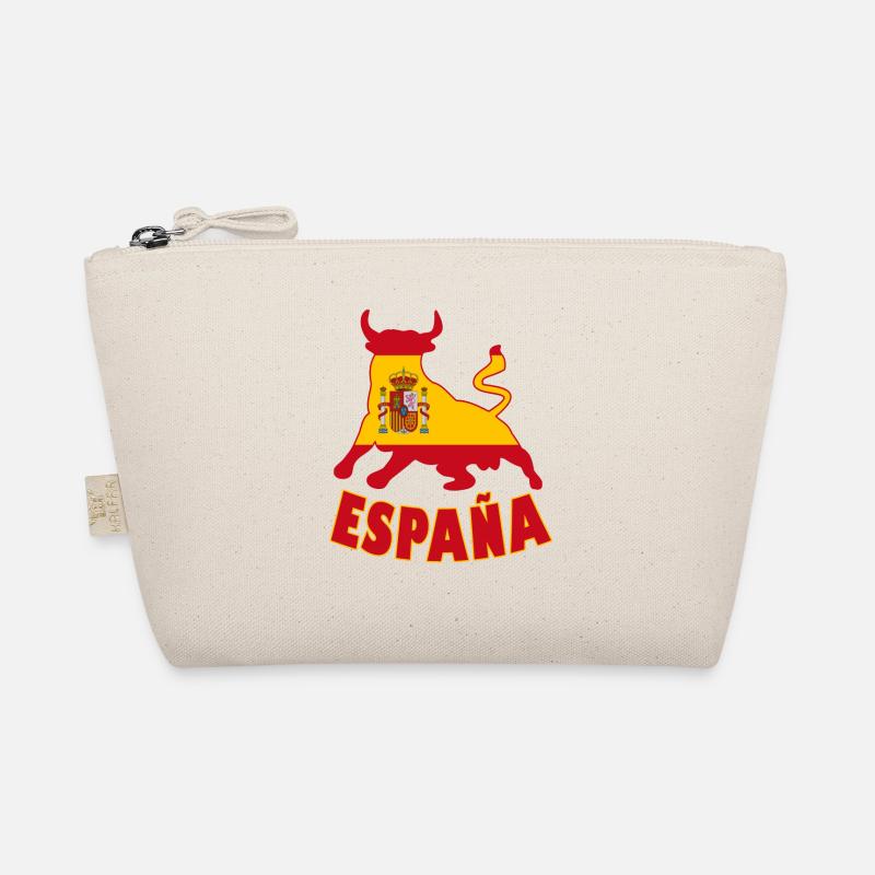 Spanien / Espana Stier Flagge Geschenk Bio-Täschchen