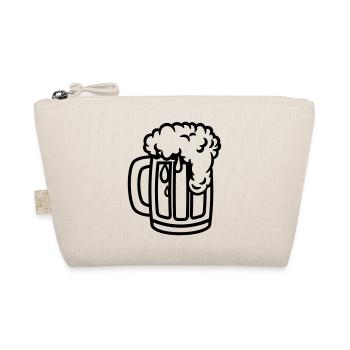 bier__f1 - Bio-Täschchen - Natur - Vorne