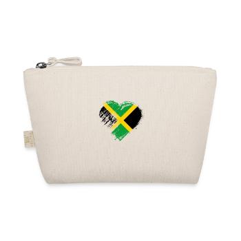 Grungy j'aime le drapeau de la Jamaïque - Trousse biologique - nature - Devant